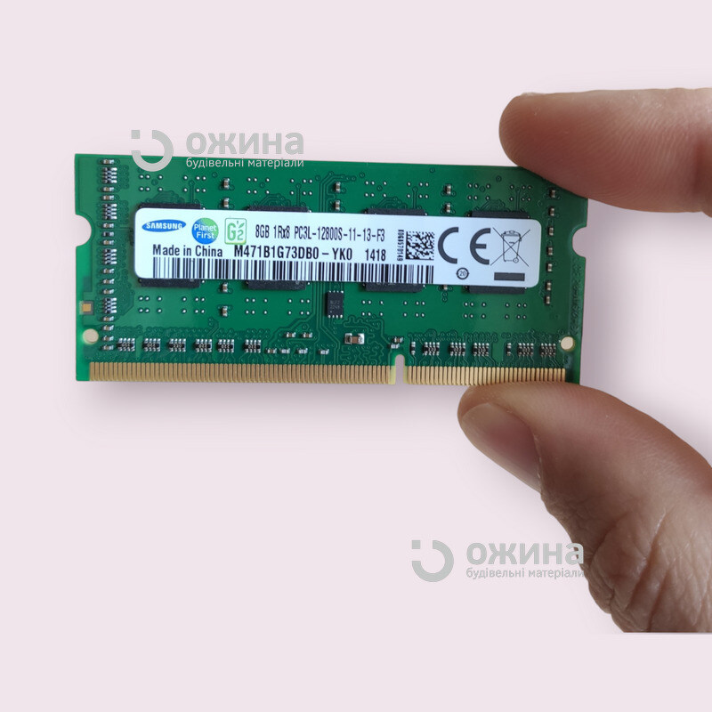 Оперативная память DDR3 8GB Samsung для ноутбука (M471B1G73DB0-YK0). Фото 3