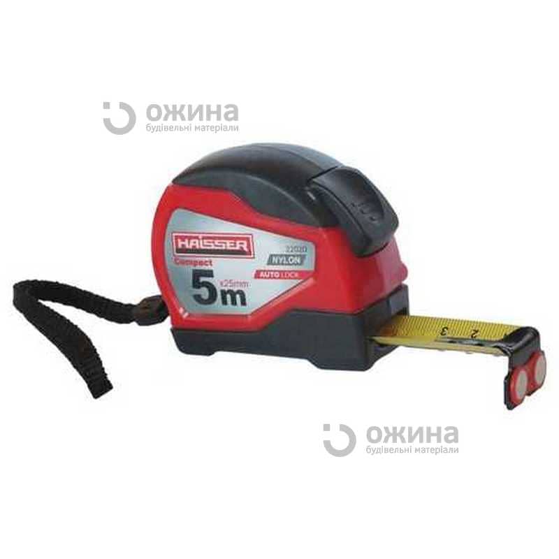 Рулетка Haisser Compact 5м 25мм автостоп магнит