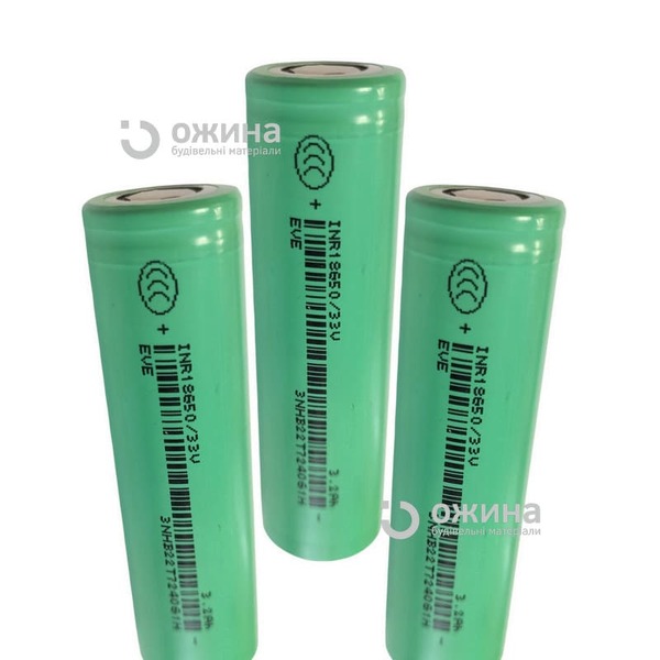 Літій-іонний акумулятор EVE INR18650/33V 3200mAh 3.6V 10А 18650. Фото 2