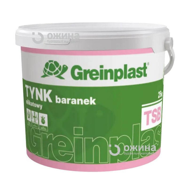 Штукатурка силікатна Greinplast TSB бараник 2мм 25кг