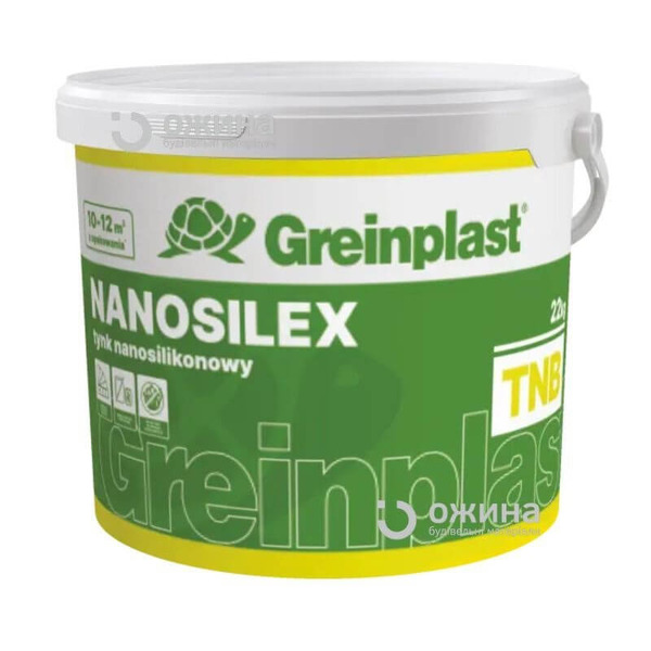 Штукатурка наносиликоновая Greinplast ТNB NANOSILEX барашек 2мм 22кг