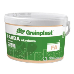 Краска фасадная акриловая Greinplast FA белая 13,5 кг