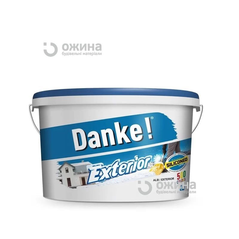 Краска фасадная силикон-латекс Danke! EXTERIOR 5л